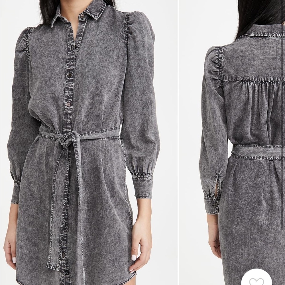 Rails Adele Dress in Black Acid Wash Size Medium